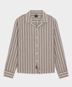 Brushed Poplin Camp Collar Shirt