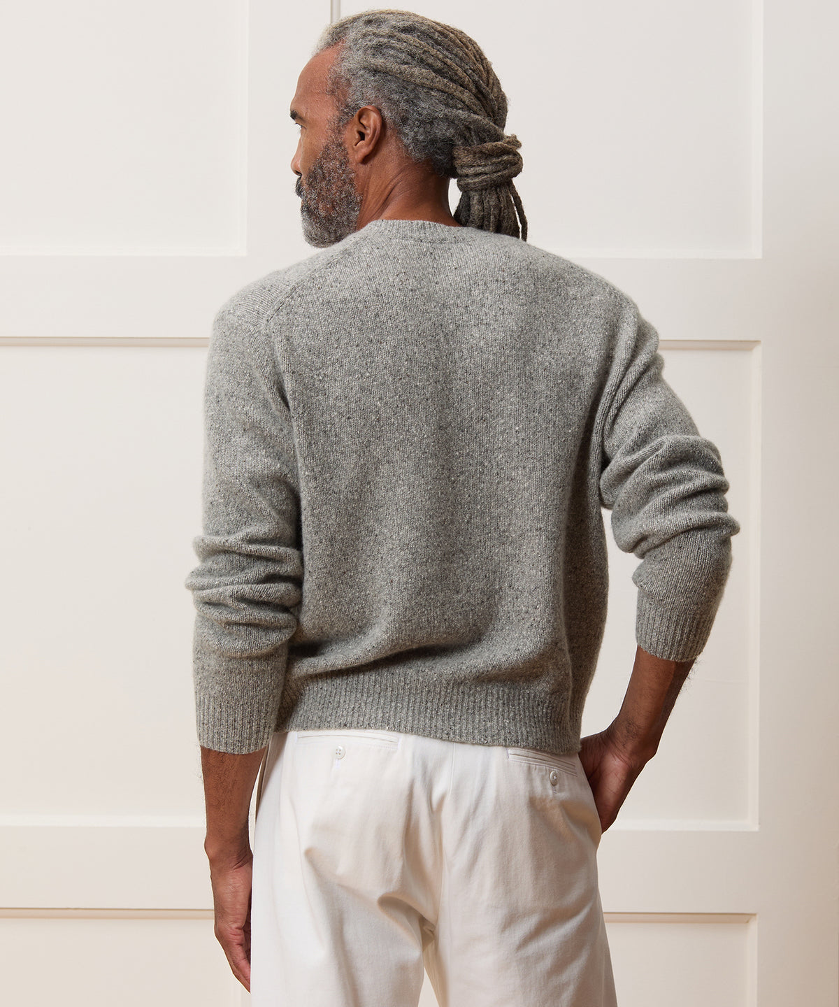 Donegal Cashmere V-Neck Sweater
