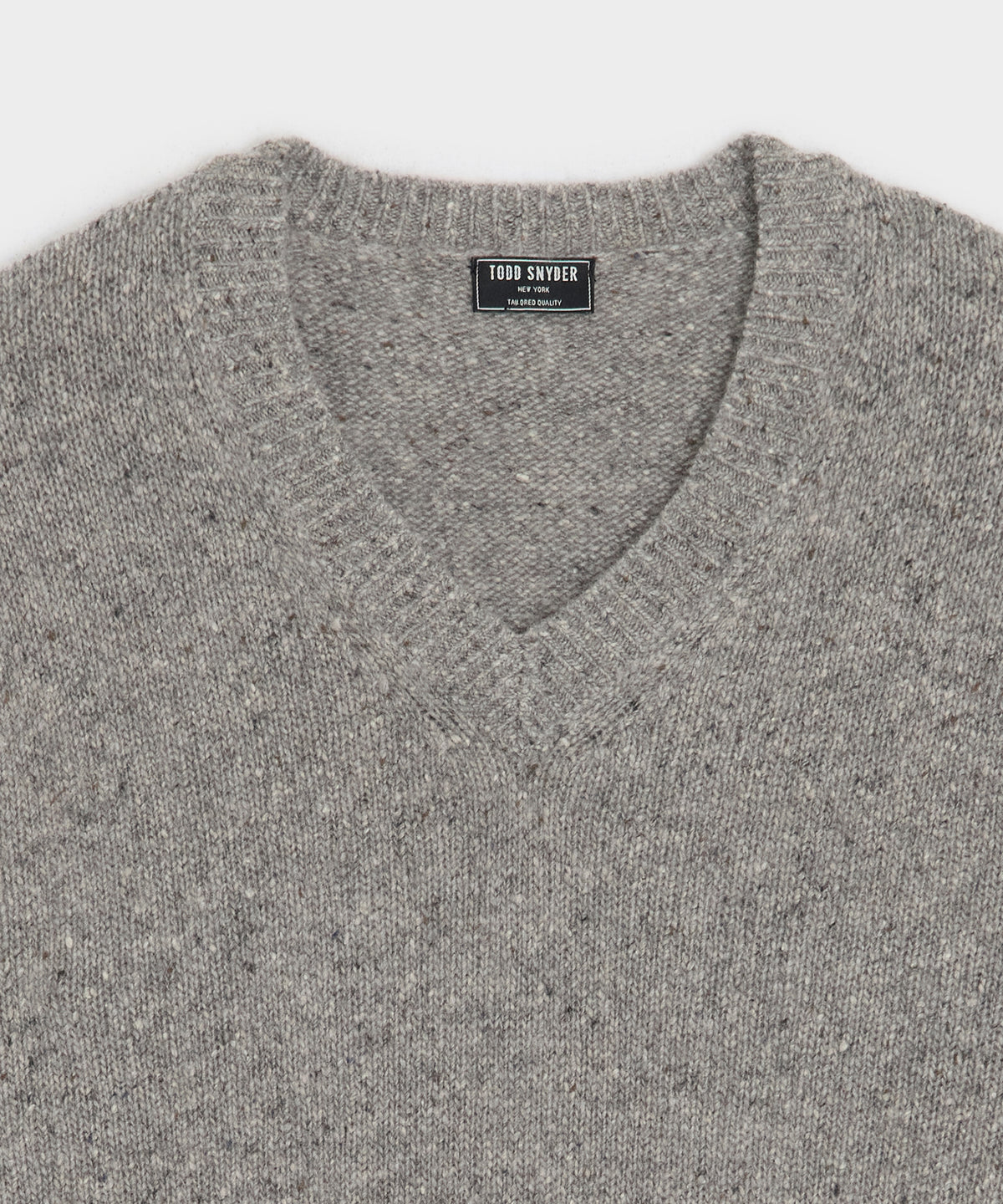 Donegal Cashmere V-Neck Sweater