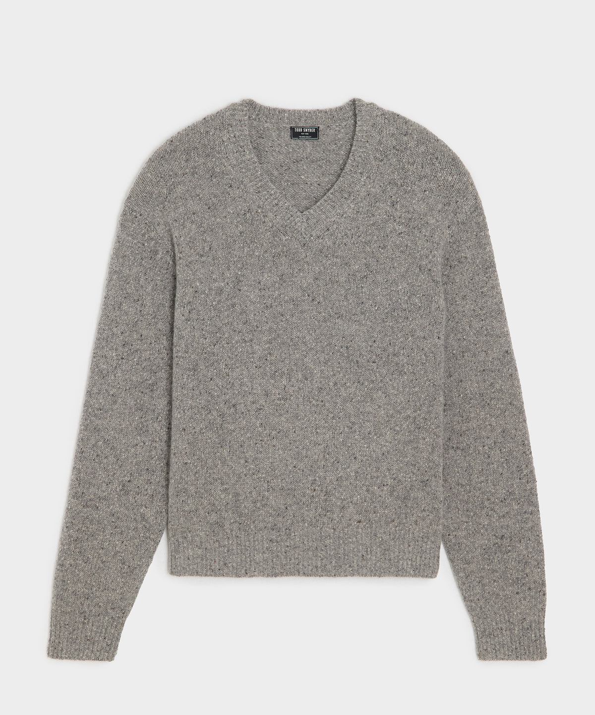 Donegal Cashmere V-Neck Sweater