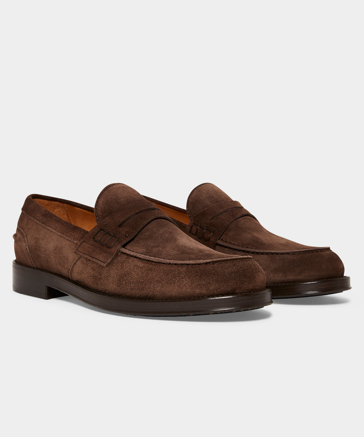 Italian Suede Penny Loafer