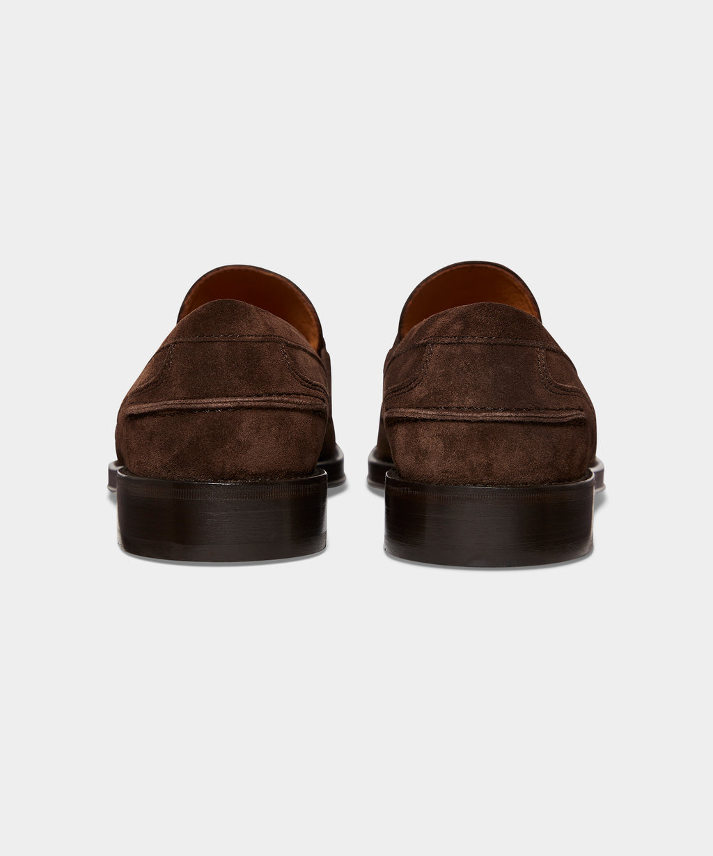 Italian Suede Penny Loafer