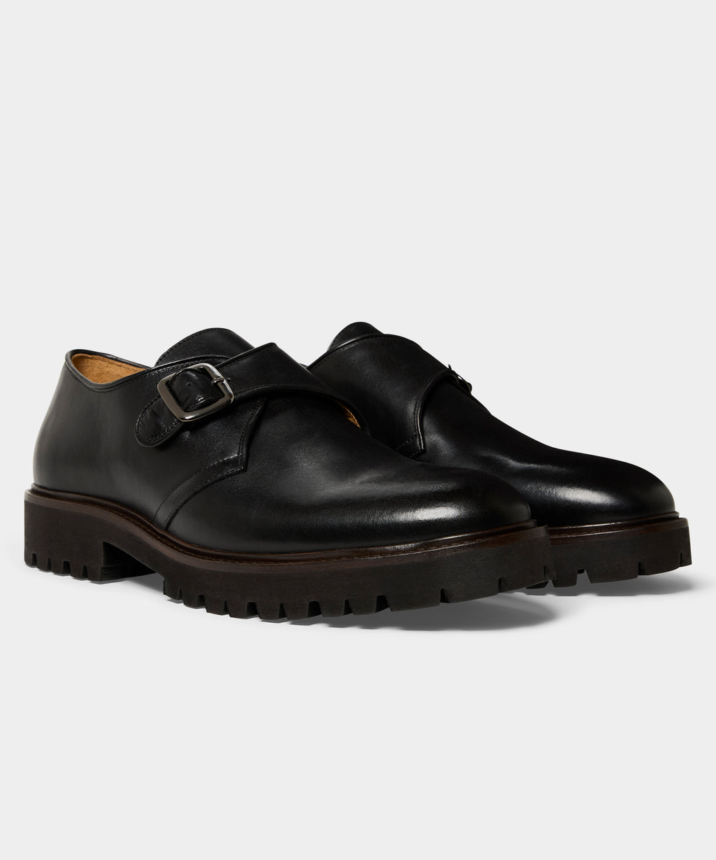 Lug Monk Strap Shoe