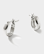John Hardy Sterling Silver Surf Huggie Earring, 12MM