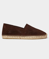 Nomad Suede Perforated Espadrille