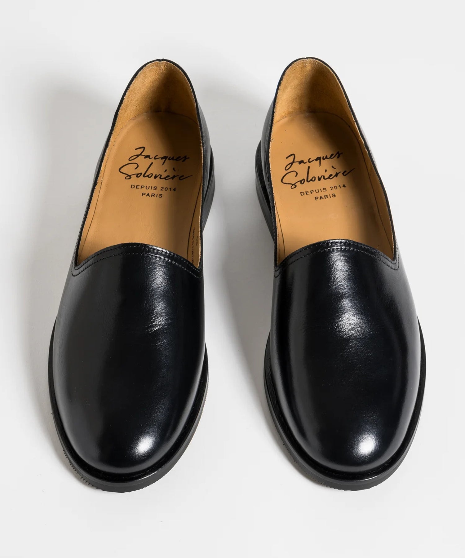 Jacques Solovière Slim Calf Leather Pump in Black – Todd Snyder