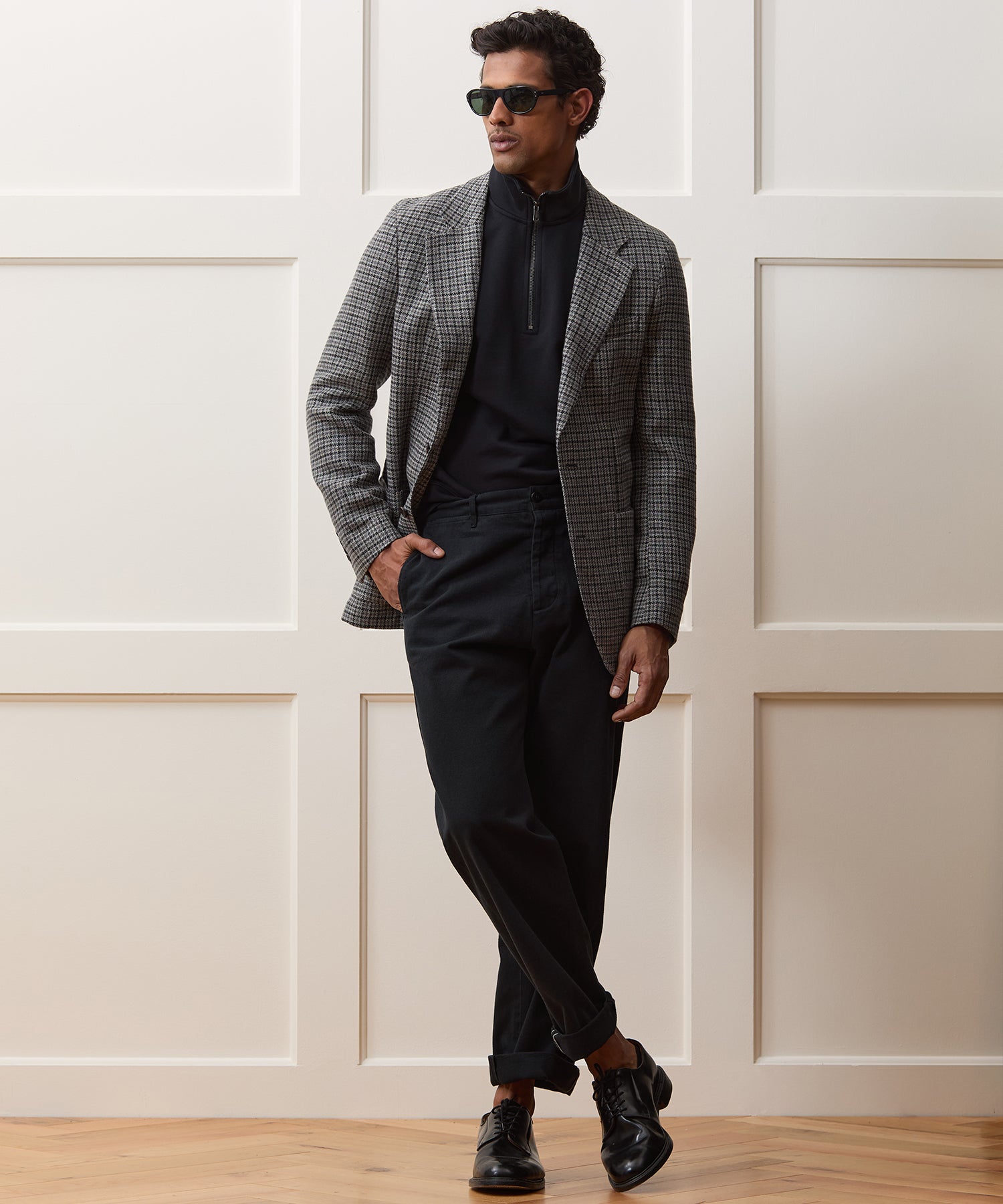 Houndstooth Sport Coat in Charcoal Houndstooth – Todd Snyder