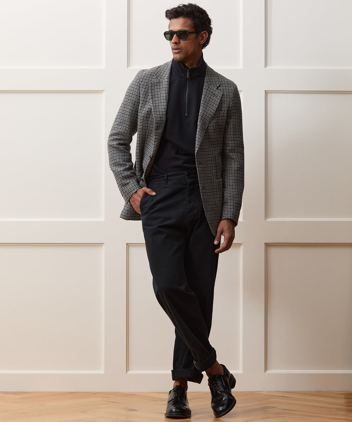 Italian Linen Houndstooth Sport Coat