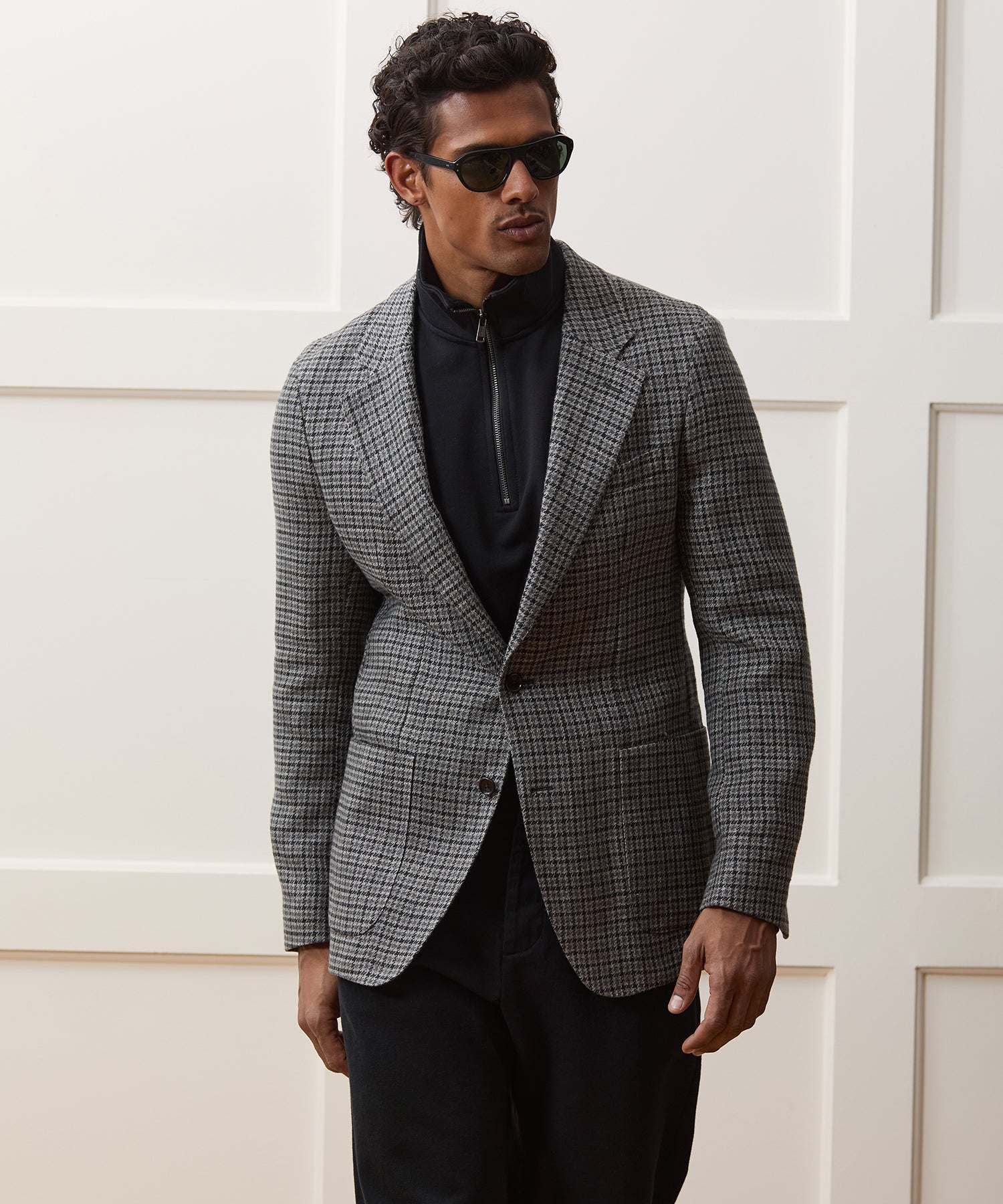 Houndstooth Sport Coat in Charcoal Houndstooth – Todd Snyder