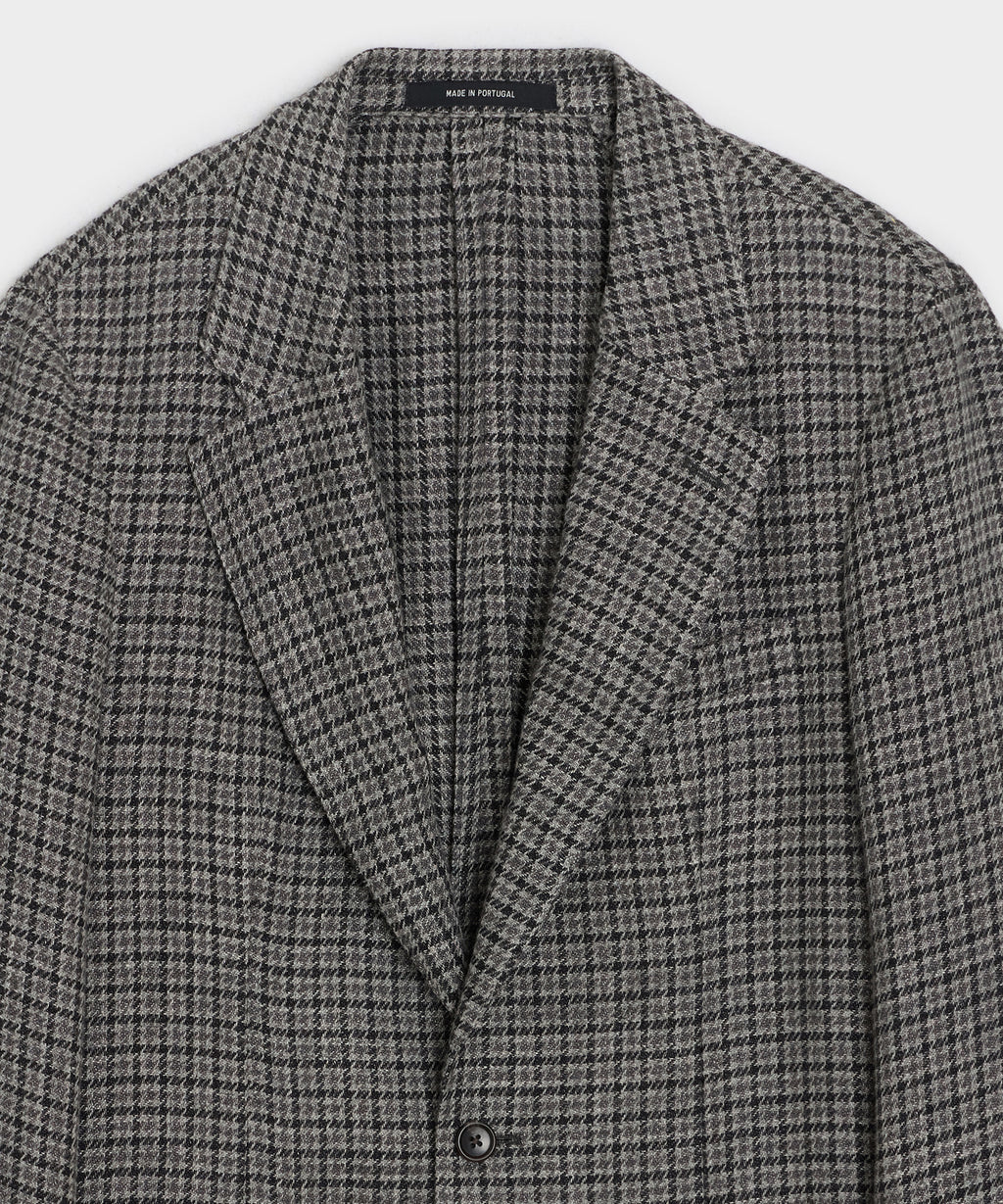Italian Linen Houndstooth Sport Coat
