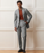 Italian Wool Glen Plaid Madison Trouser