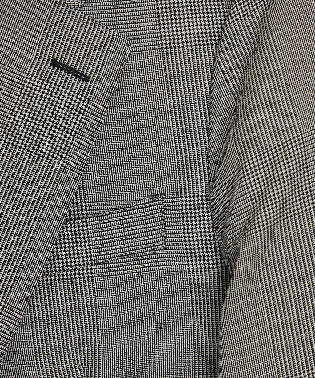 Italian Wool Glen Plaid Madison Jacket