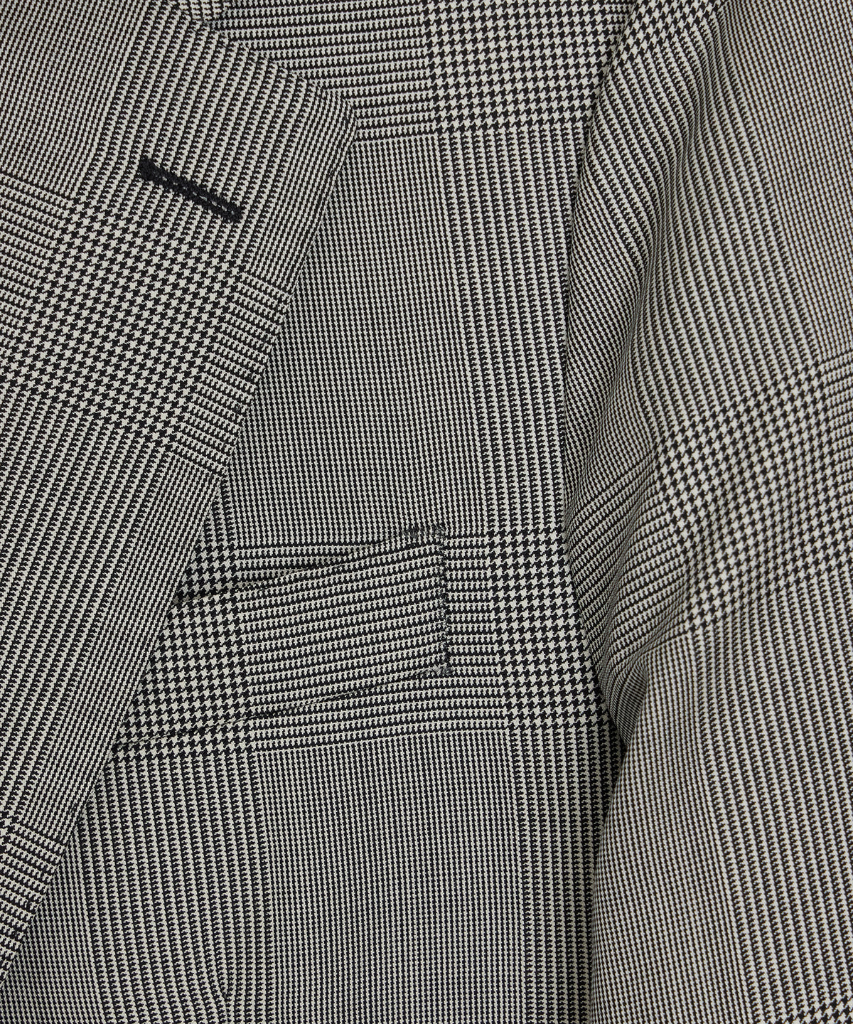 Italian Wool Glen Plaid Madison Jacket