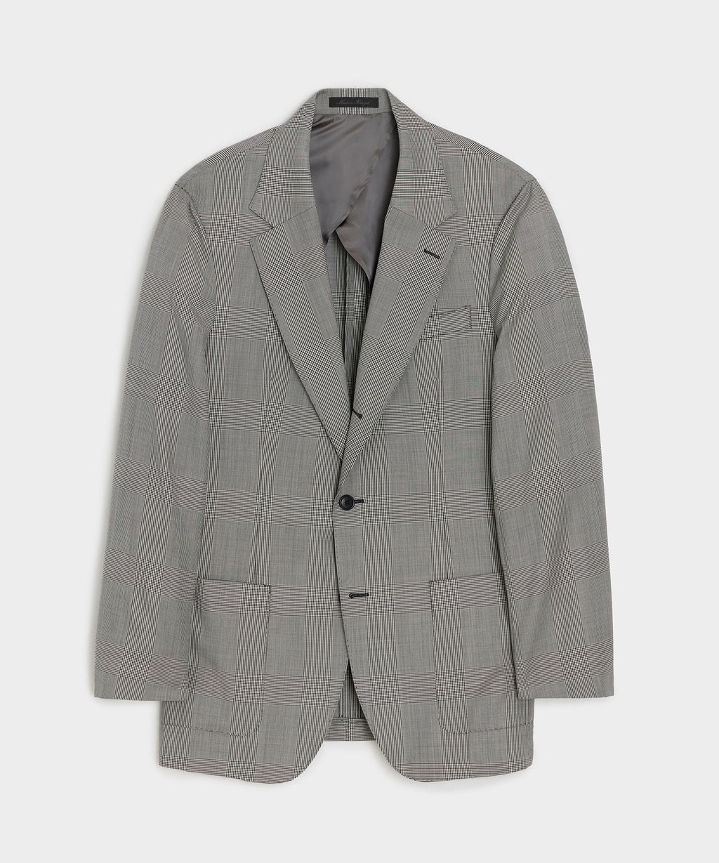Italian Wool Glen Plaid Madison Jacket