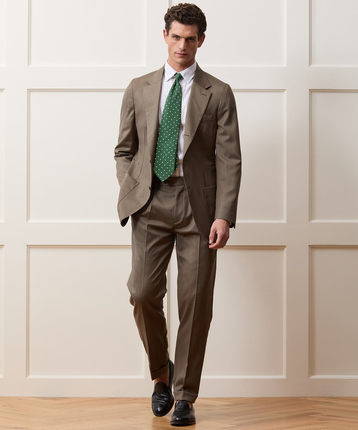 Italian Wool Herringbone Madison Jacket