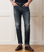 Slim Fit Jean in Slub Worn Wash