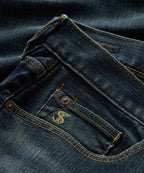 Slim Fit Jean in Slub Worn Wash