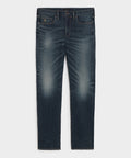 Slim Fit Jean in Slub Worn Wash