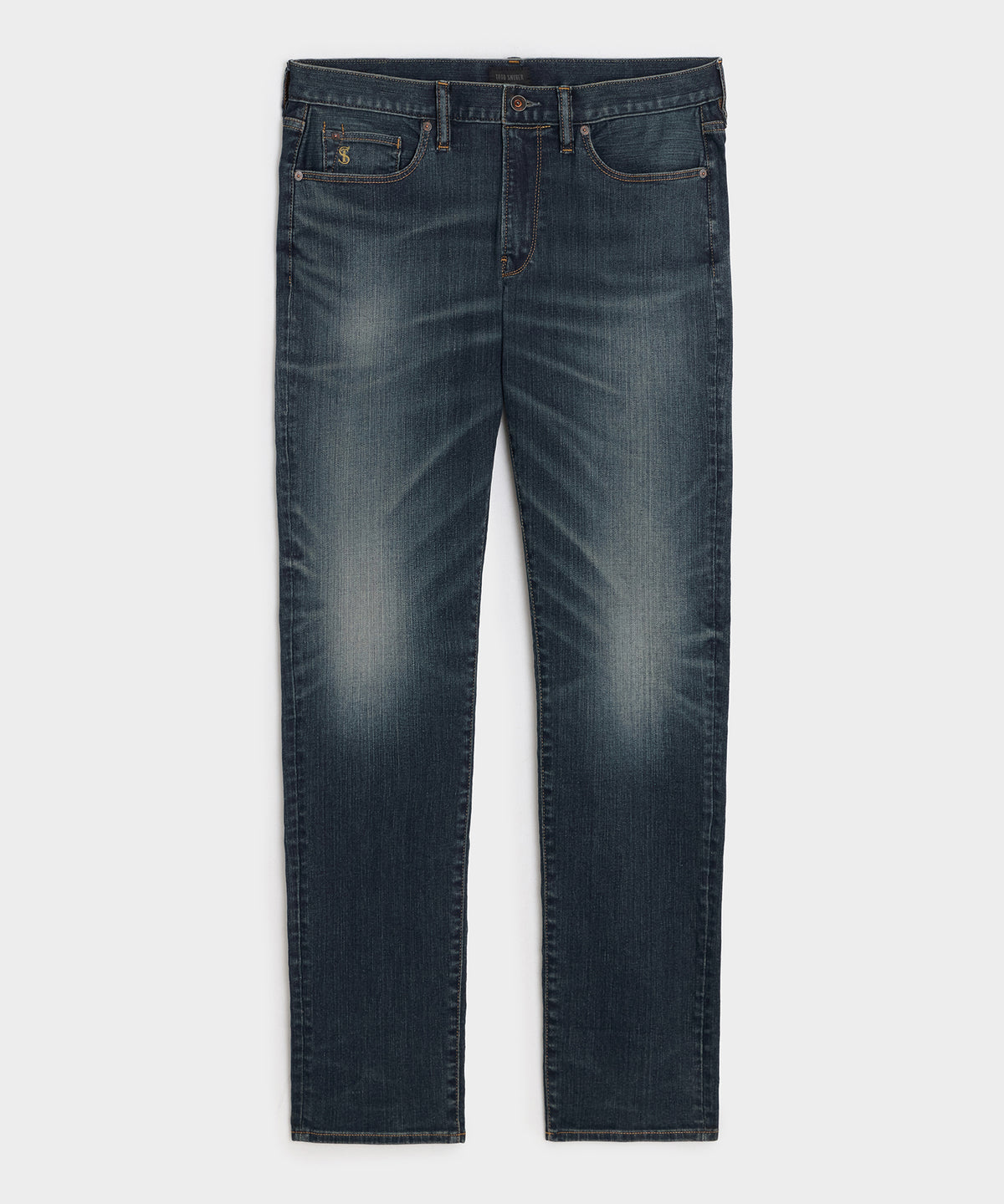 Slim Fit Jean in Slub Worn Wash