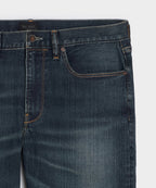Straight Fit Jean In Slub Worn Wash