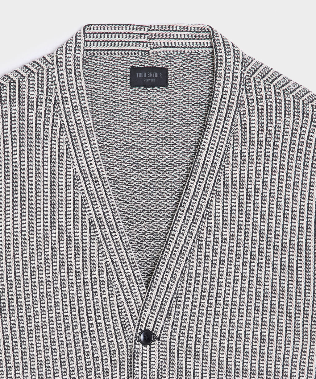 Ribbed Cotton Cardigan