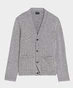 Ribbed Cotton Cardigan