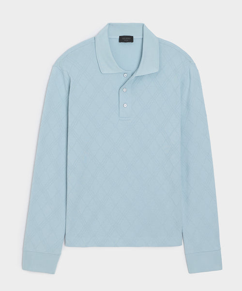 Cotton Jacquard Polo in Rapids – Todd Snyder