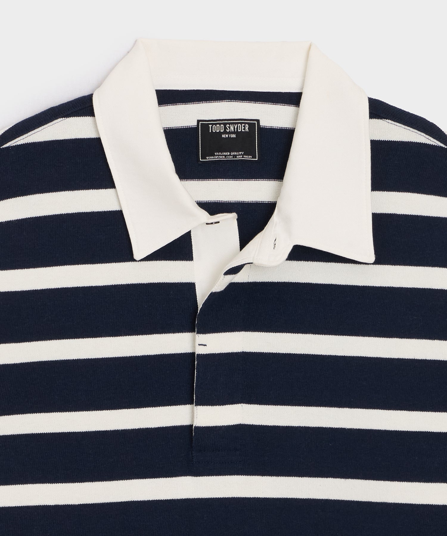 Striped Rugby Shirt in Navy Stripe – Todd Snyder