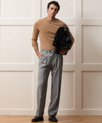 Italian Wool Houndstooth Wythe Trouser
