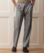 Italian Wool Houndstooth Wythe Trouser