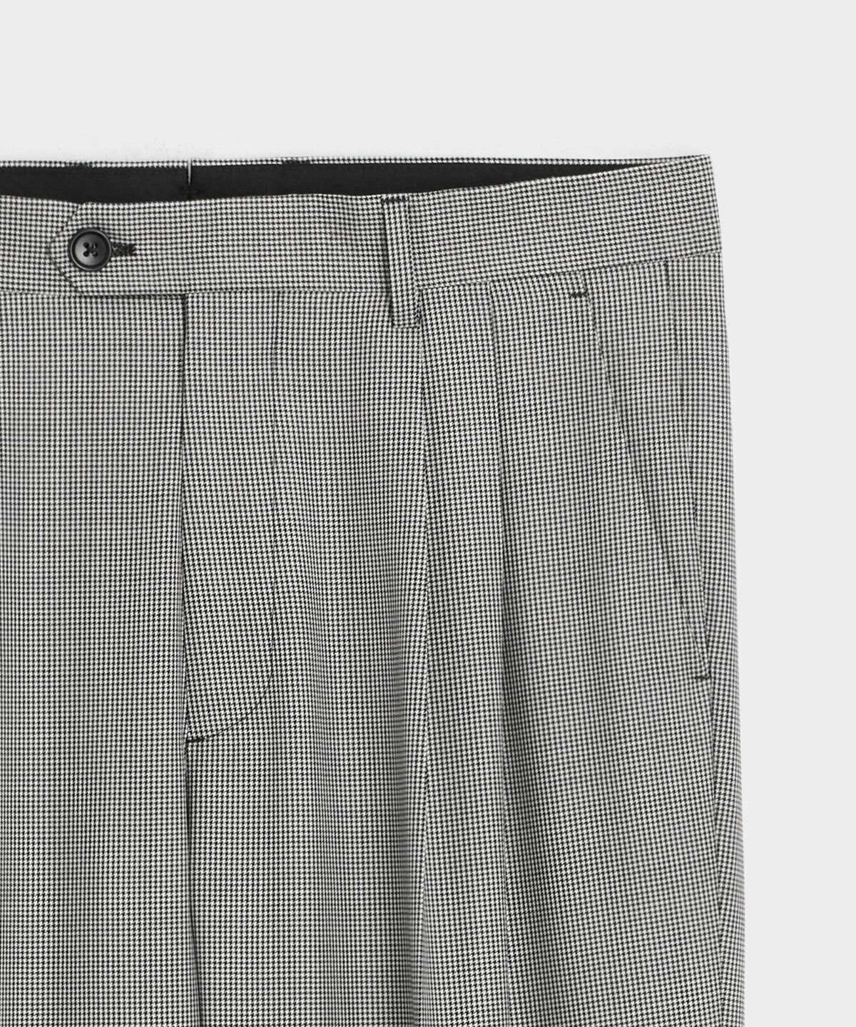 Italian Wool Houndstooth Wythe Trouser