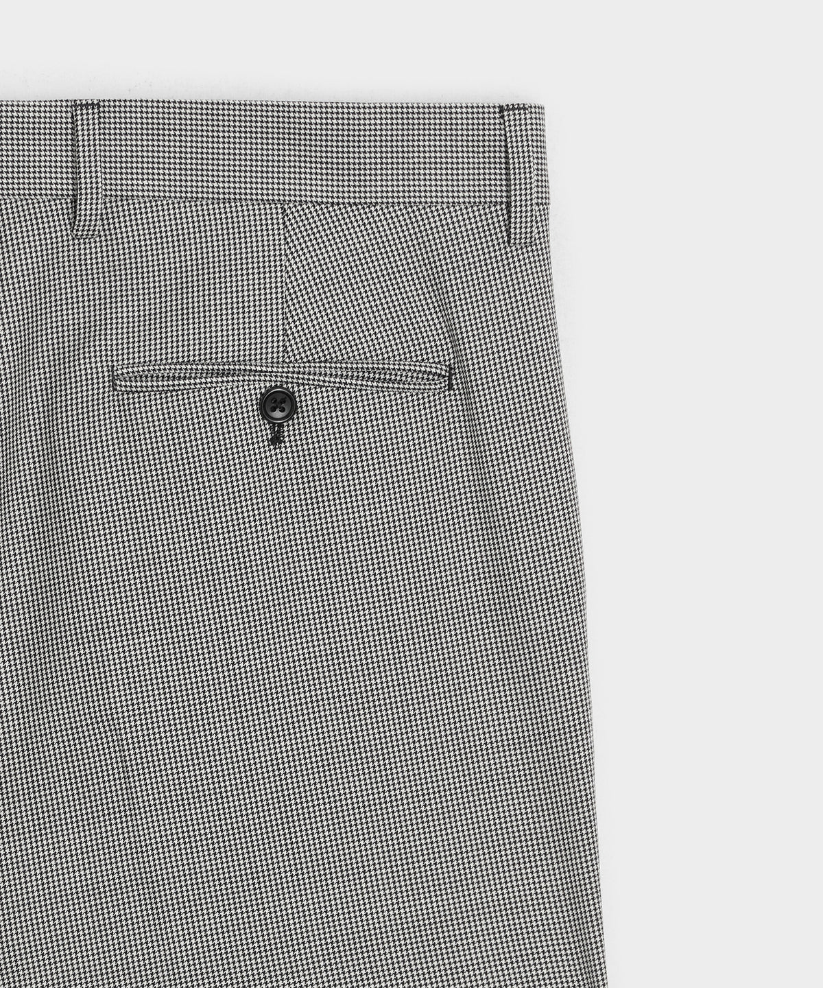 Italian Wool Houndstooth Wythe Trouser