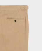 Italian Linen Side Tab Trouser