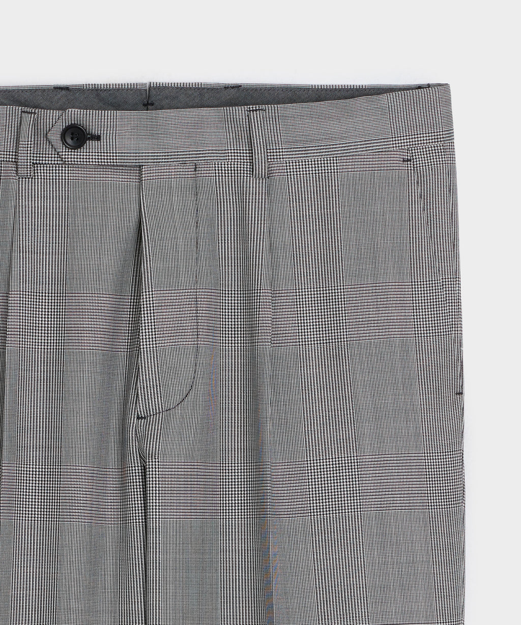 Italian Wool Glen Plaid Madison Trouser