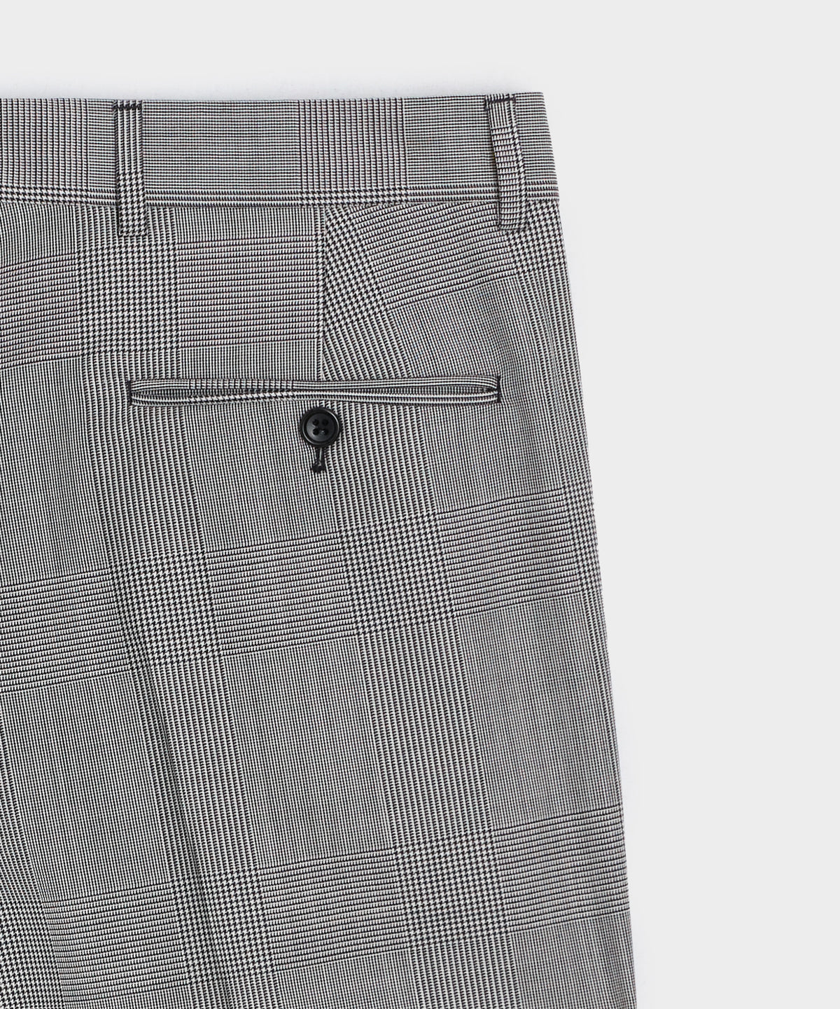 Italian Wool Glen Plaid Madison Trouser
