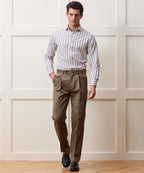 Italian Wool Herringbone Madison Trouser