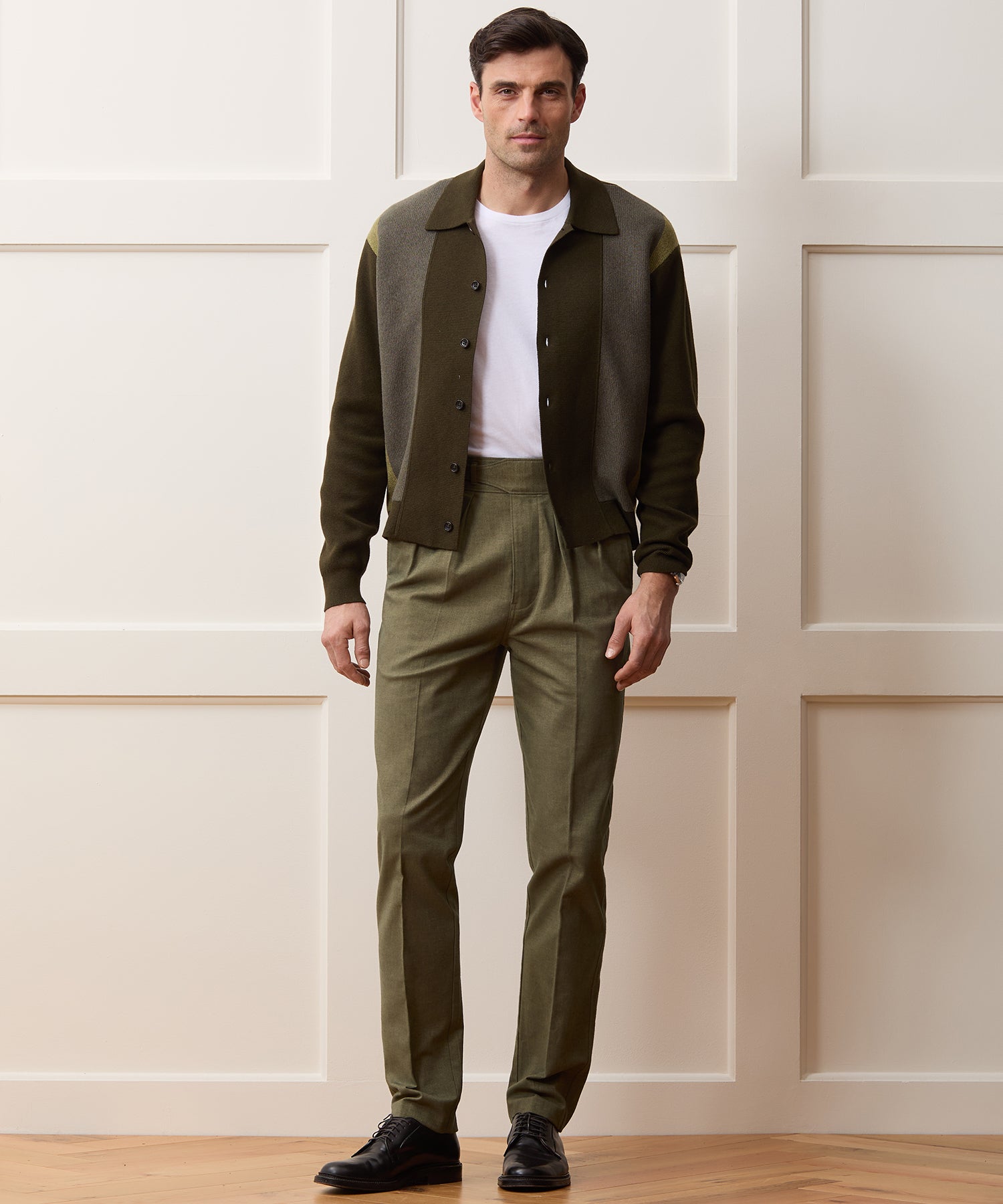 Italian Heathered Cotton Gurkha Trouser in Green – Todd Snyder