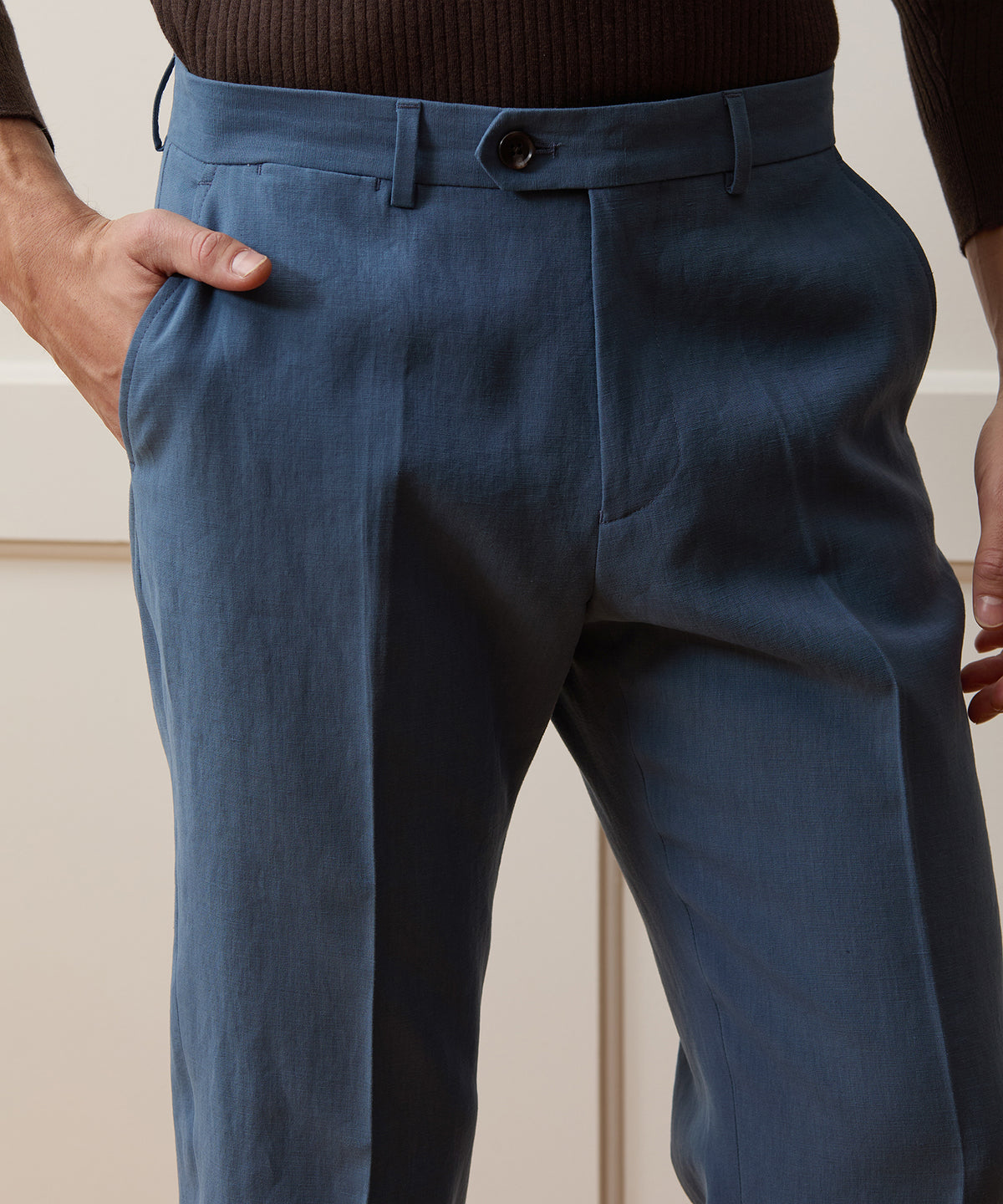 Italian Sueded Linen Sutton Suit