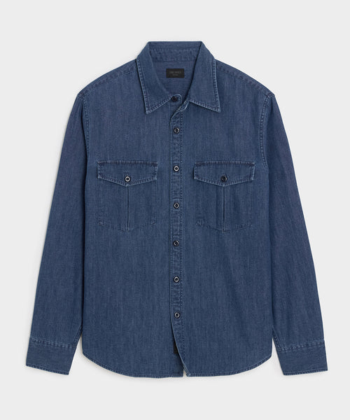 Alps Shirt in Indigo – Todd Snyder