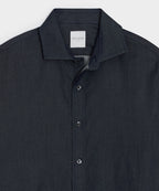 Chambray Spread Collar Dress Shirt