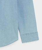 Chambray Spread Collar Dress Shirt