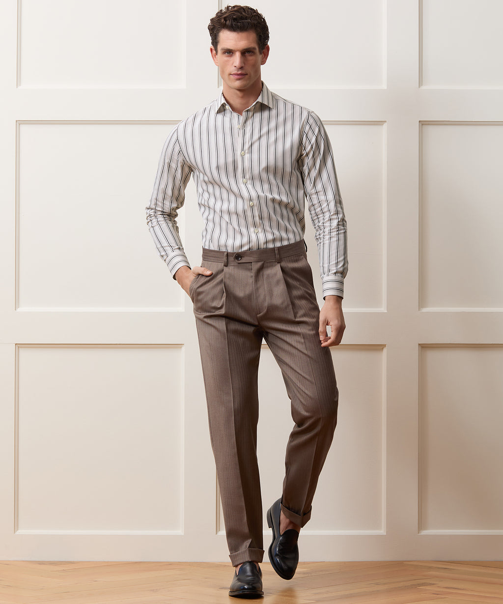 End-On-End Poplin Dress Shirt