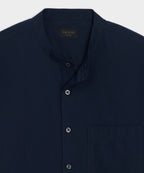 Poplin Band Collar Shirt