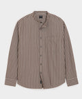 Poplin Band Collar Shirt