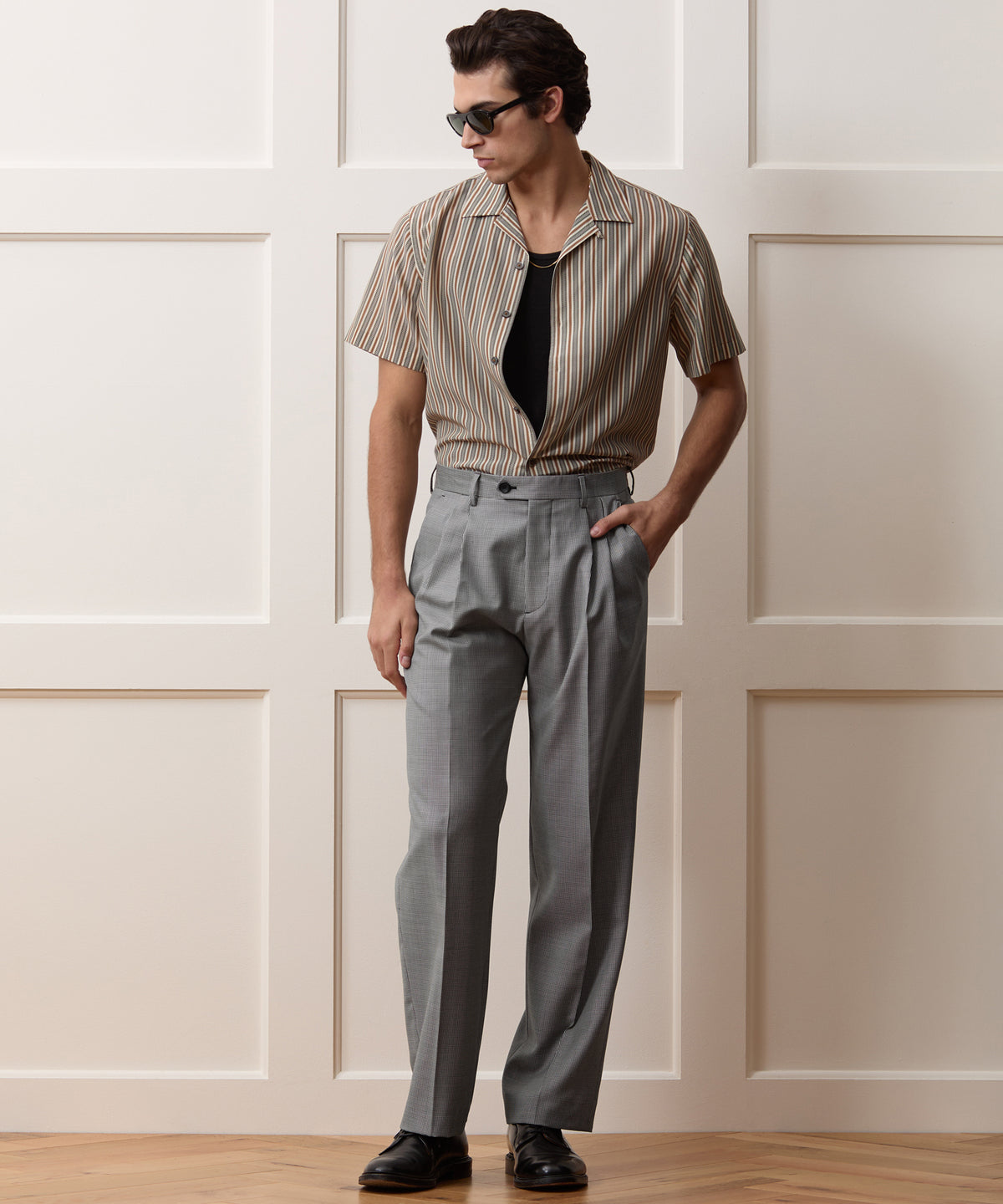 Silk-Cotton Capri Shirt in Ivory Stripe – Todd Snyder