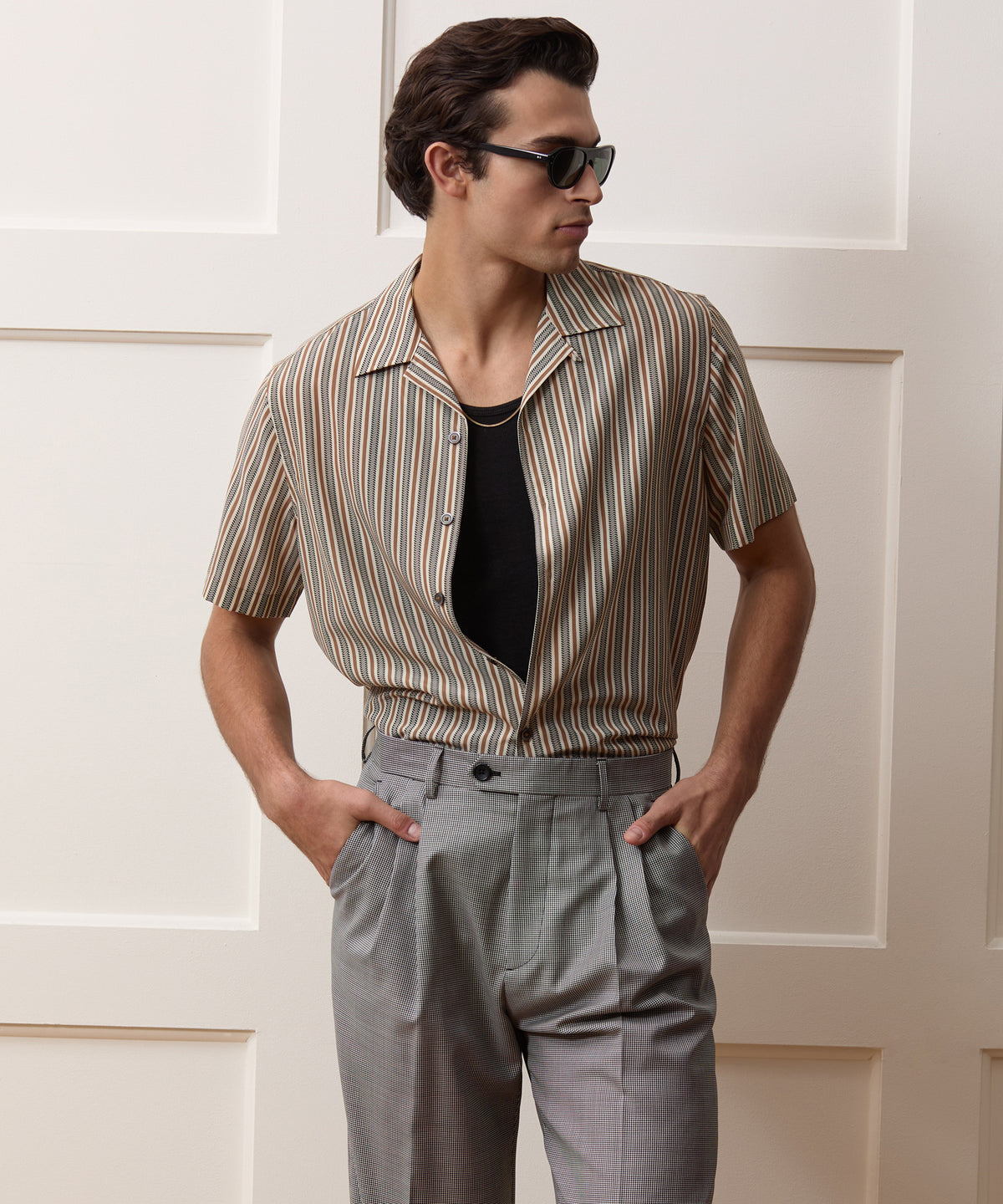 Silk-Cotton Capri Shirt in Ivory Stripe – Todd Snyder