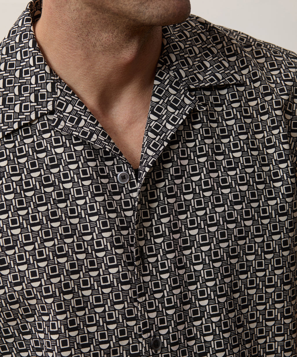 Silk-Cotton Capri Shirt