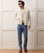 Silk-Cotton Sweater Jacket