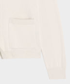 Silk-Cotton Sweater Jacket