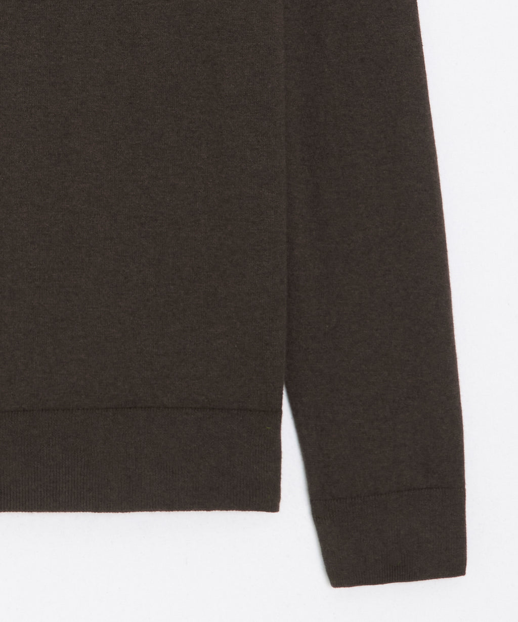 Cotton-Cashmere Crewneck Sweater